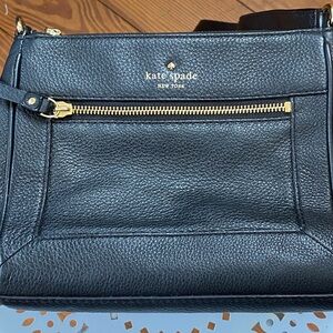 Kate Spade Black Leather Bag Adjustable Strap